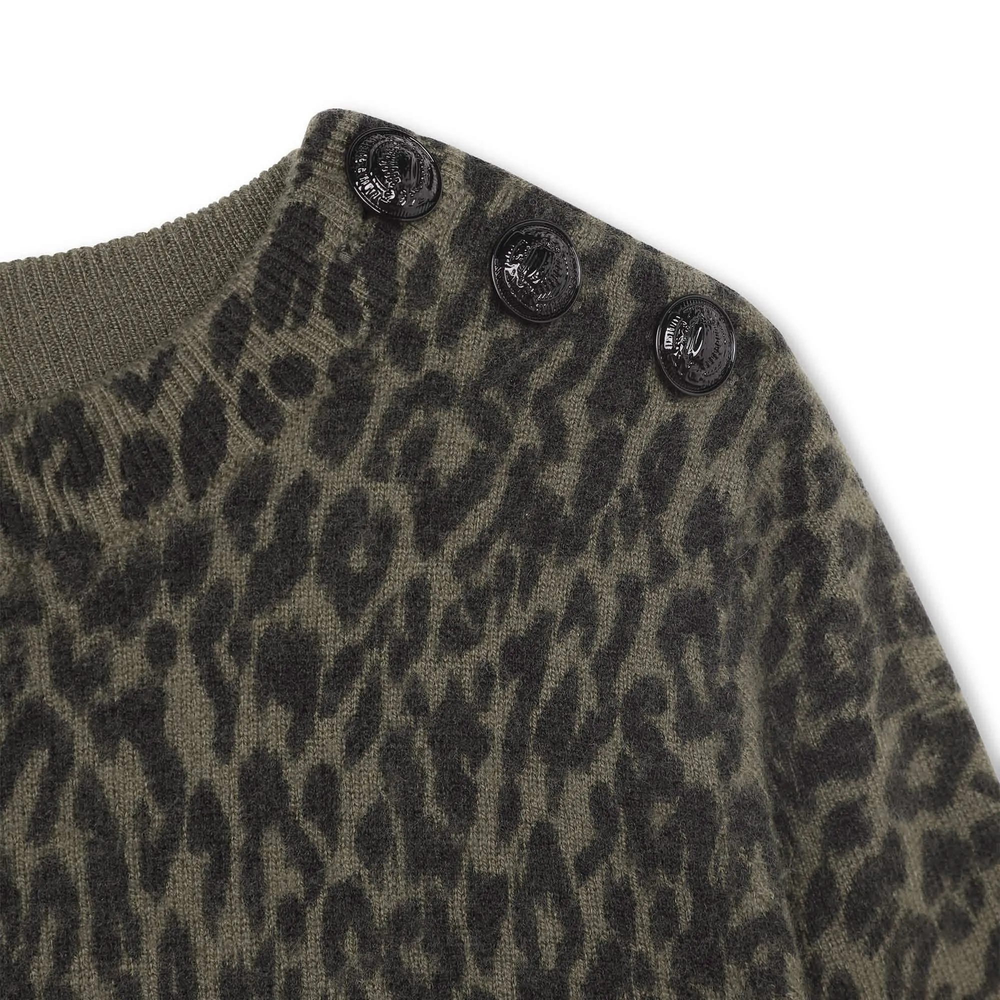 ZADIG & VOLTAIRE Cozy Leopard Knit Sweater